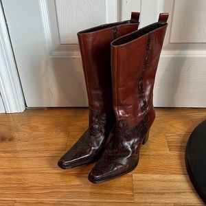 Antonio Melani Tooled Leather Boots